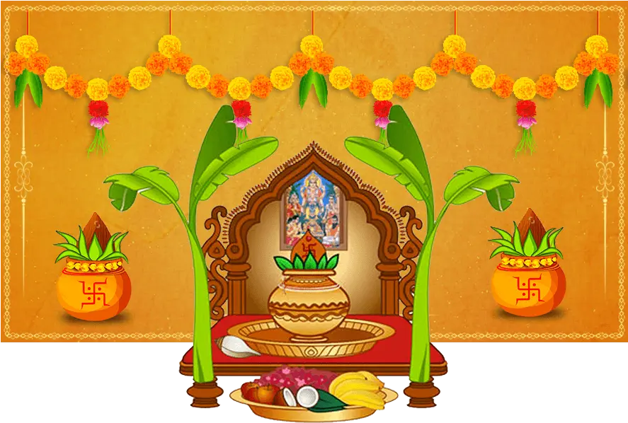 Invitation card for Satyanarayan pooja