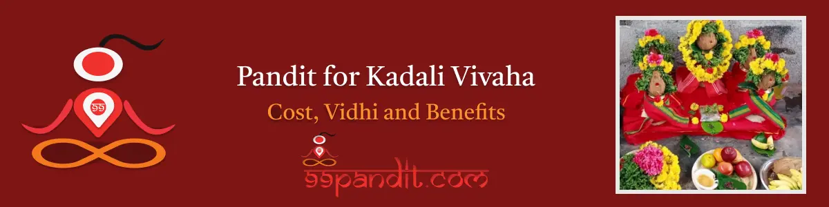 Pandit for Kadali Vivaha: Cost, Vidhi and Benefits