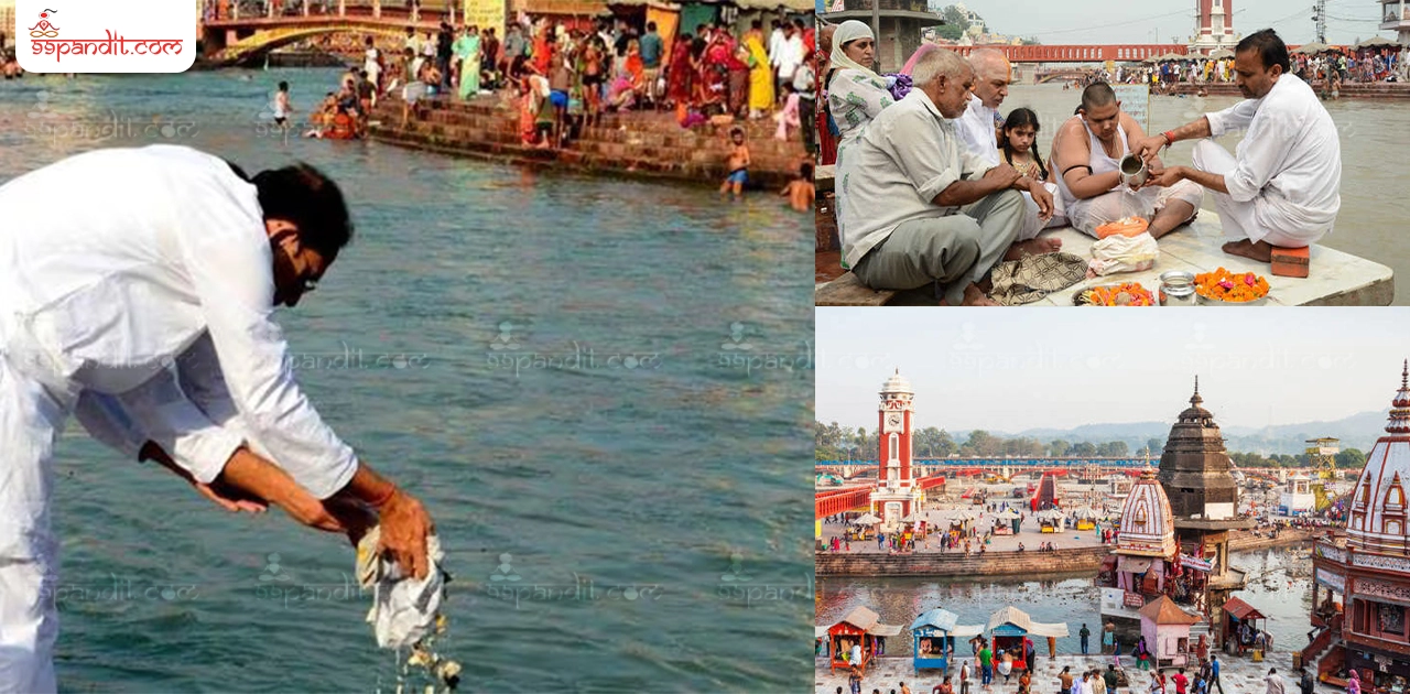 Asthi Visarjan in Haridwar