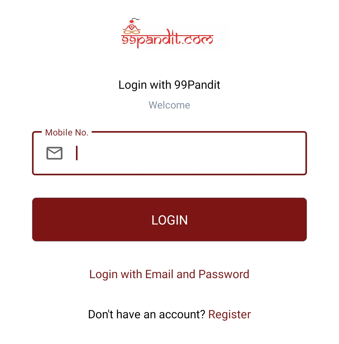 99Pandit for Pandit login